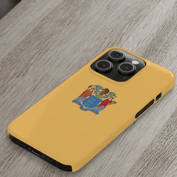New Jersey State Flag Phone Case - Picture 1 of 8